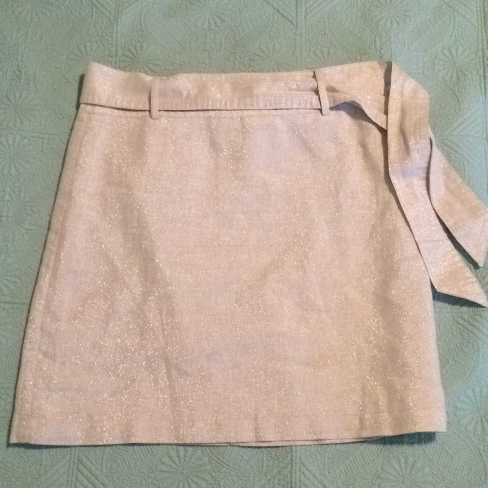 LOFT ✨shimmer✨ mini skirt